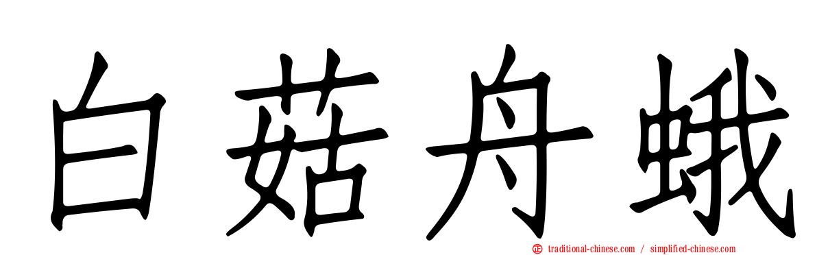 白菇舟蛾