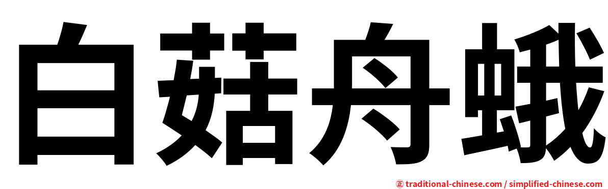 白菇舟蛾