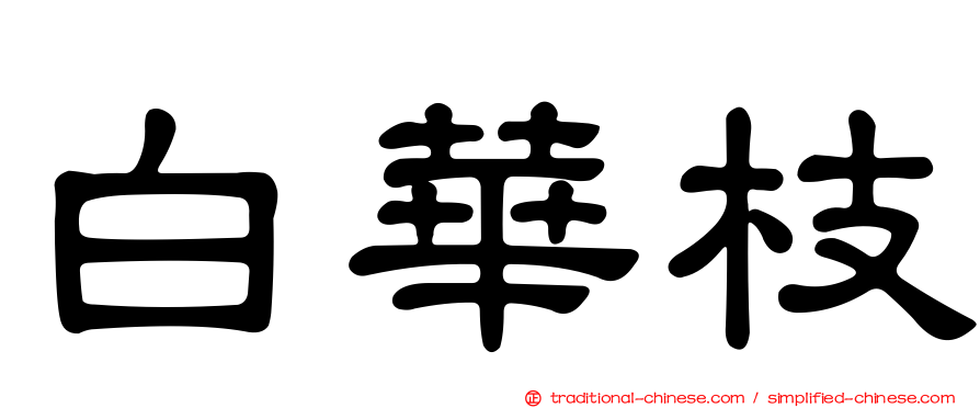 白華枝