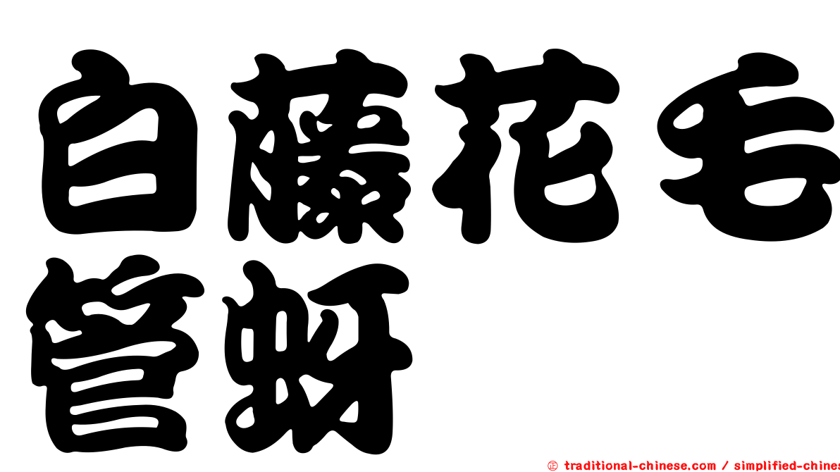 白藤花毛管蚜