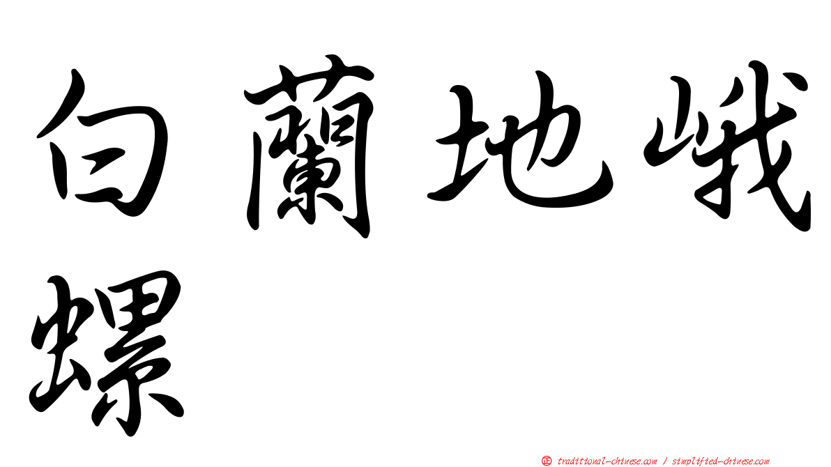 白蘭地峨螺