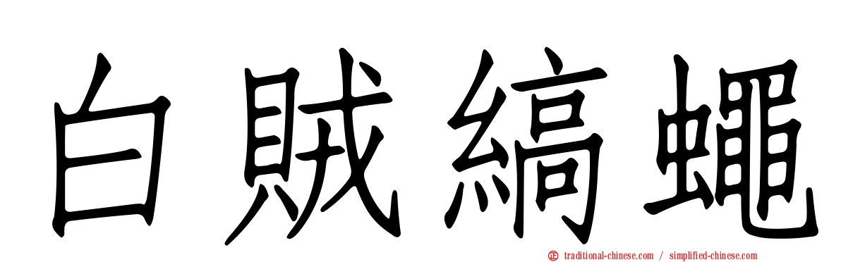 白賊縞蠅