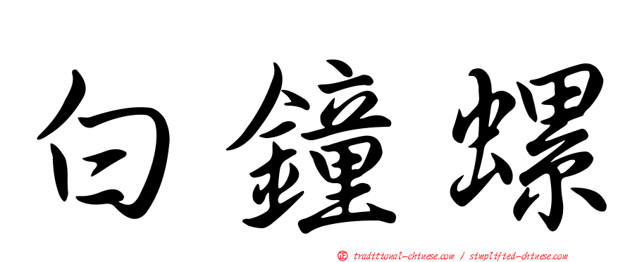 白鐘螺