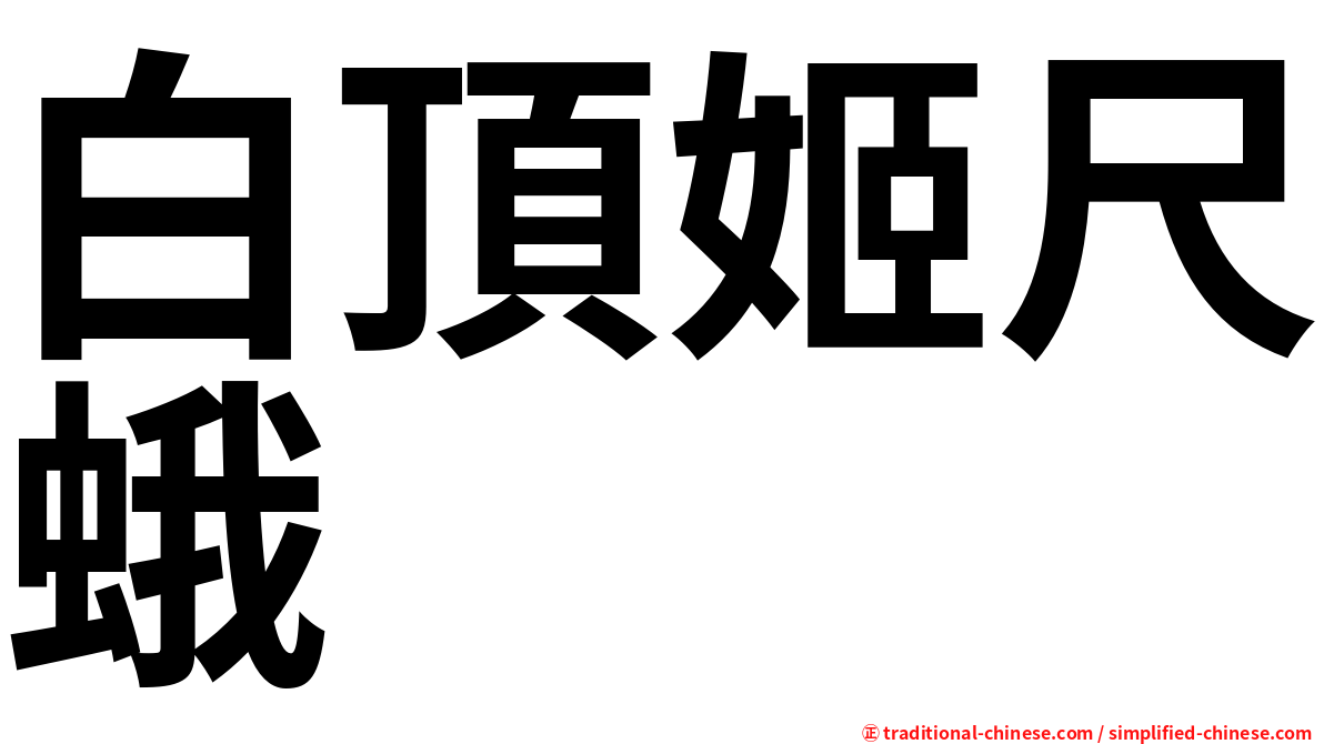 白頂姬尺蛾