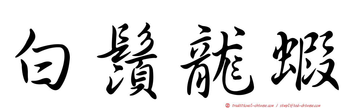 白鬚龍蝦