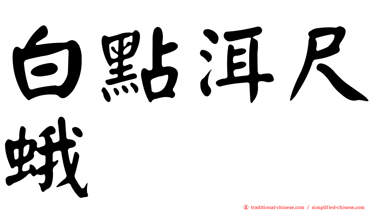 白點洱尺蛾