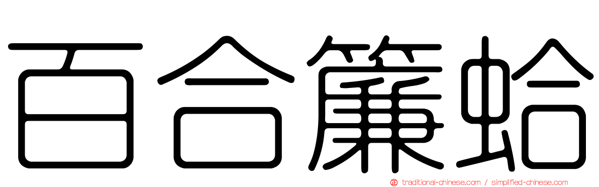 百合簾蛤