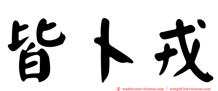 皆卜戎