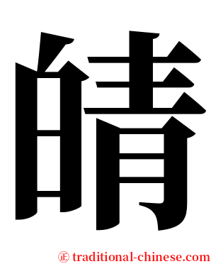 皘 serif font