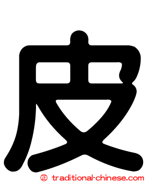 皮