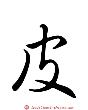 皮