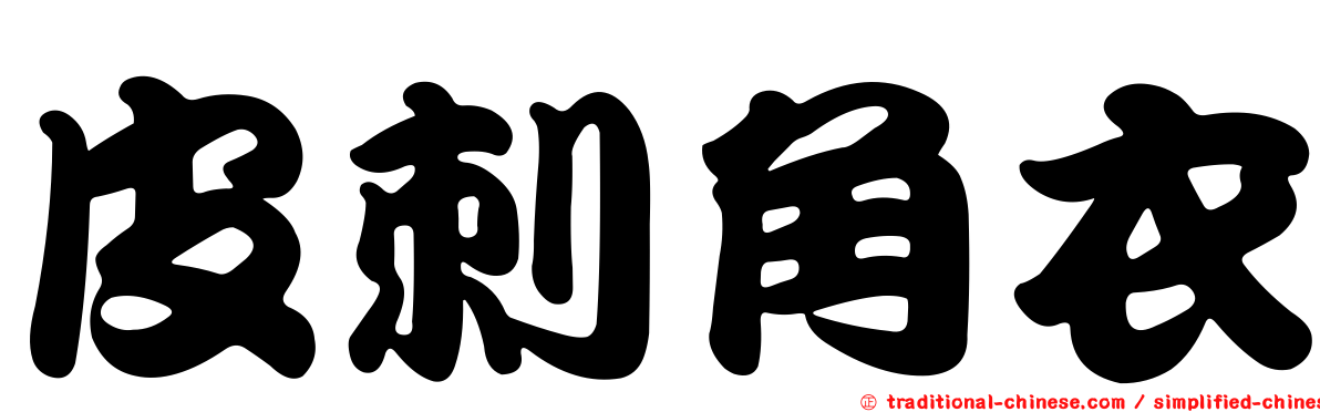 皮刺角衣