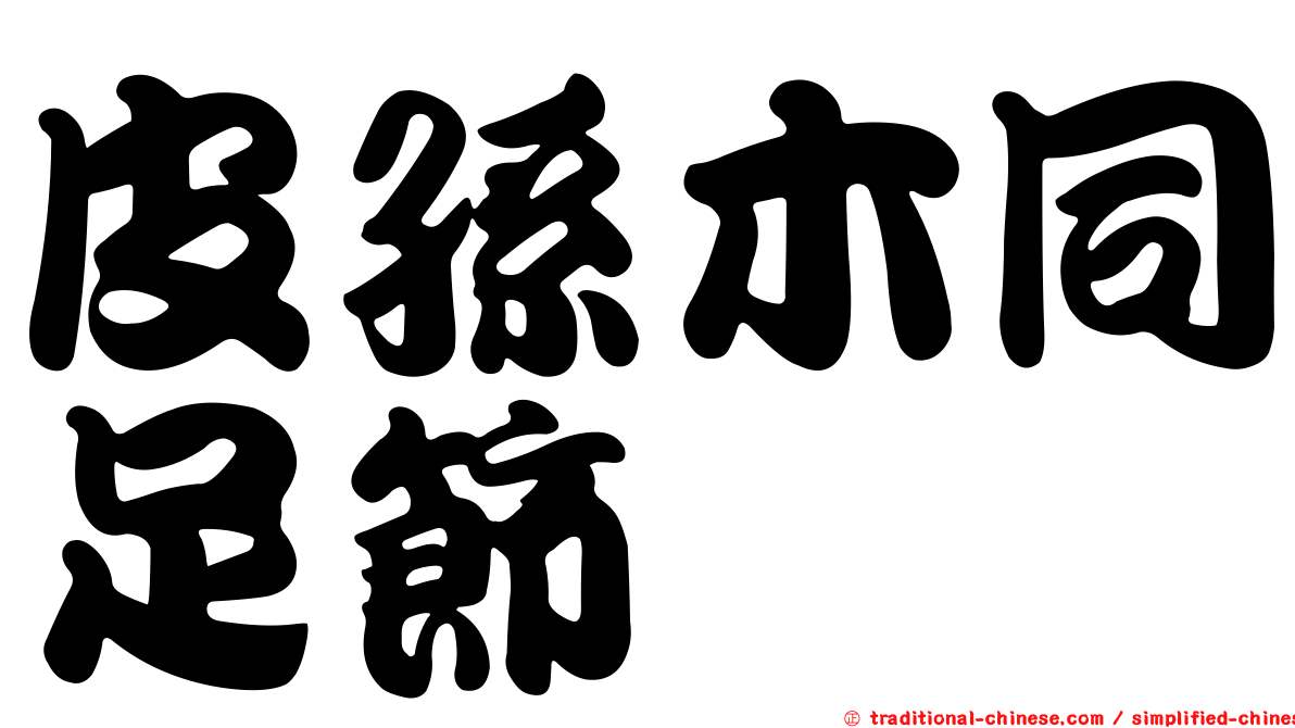 皮孫木同足節蜱