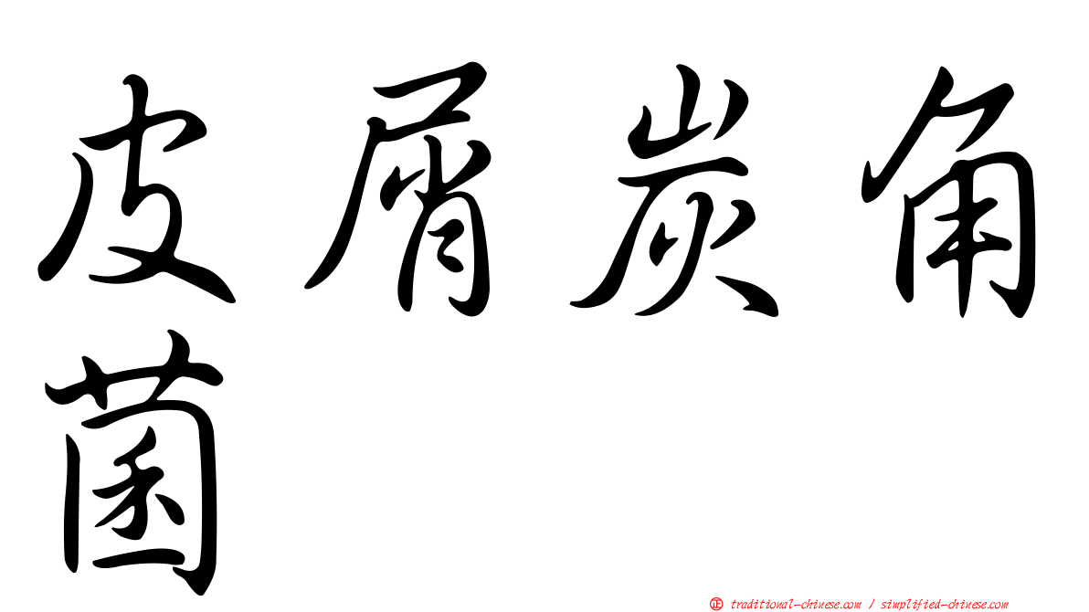 皮屑炭角菌