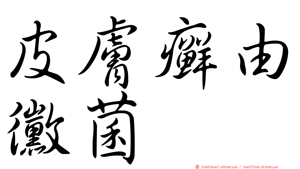皮膚癬由黴菌