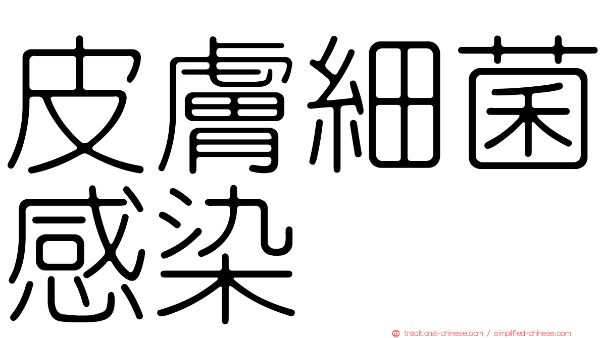 皮膚細菌感染