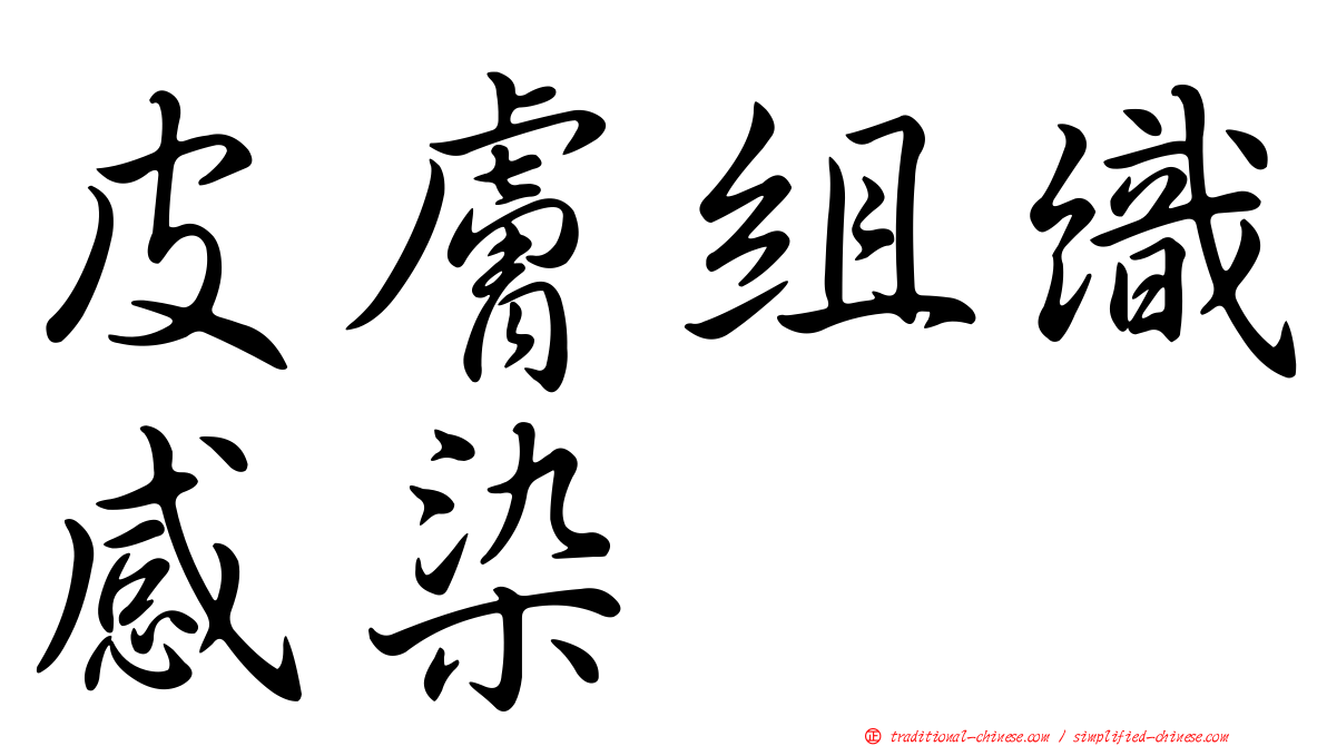 皮膚組織感染