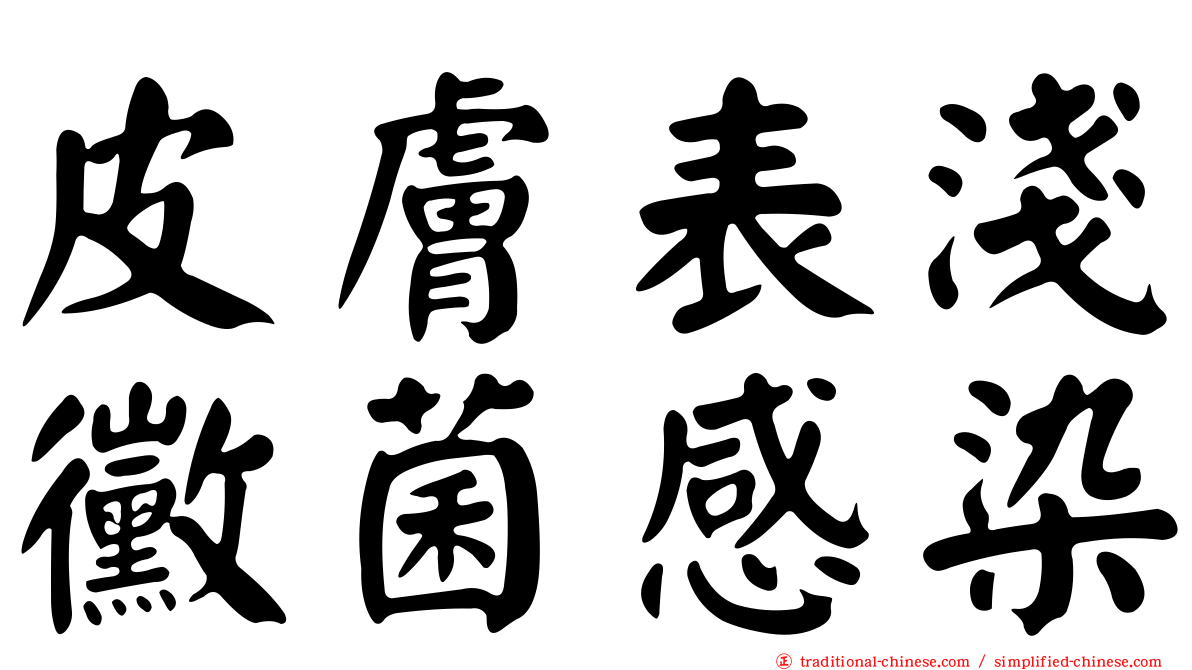 皮膚表淺黴菌感染