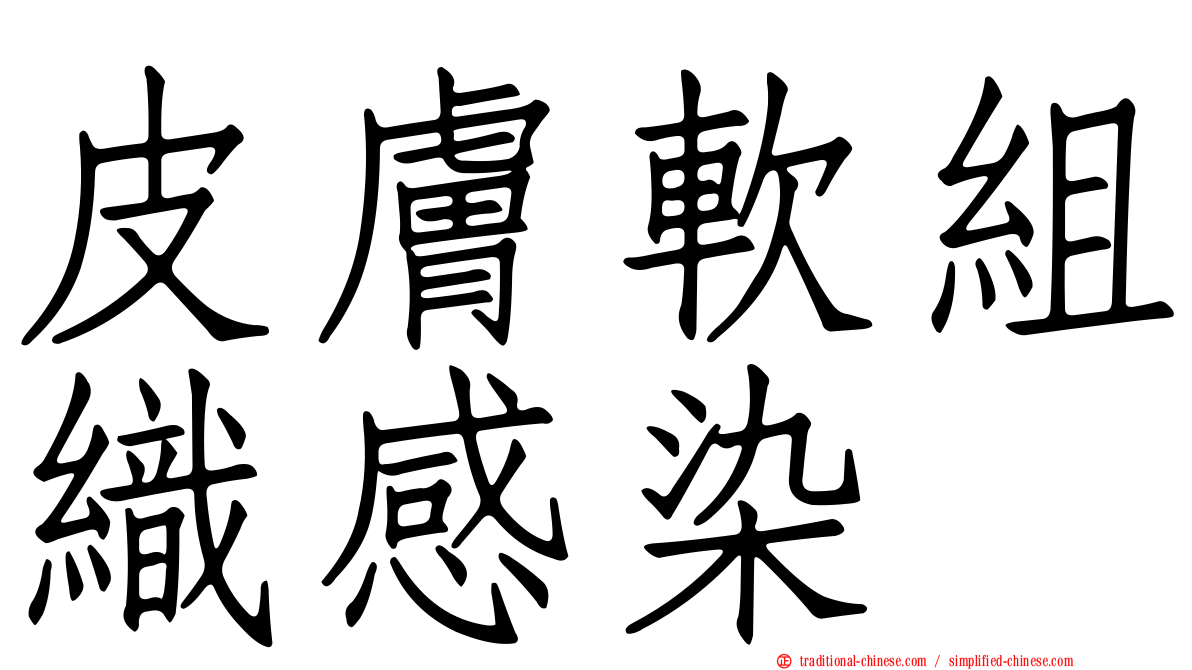 皮膚軟組織感染