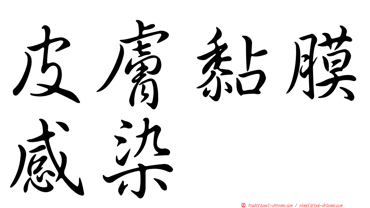 皮膚黏膜感染