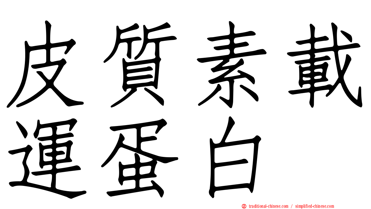 皮質素載運蛋白