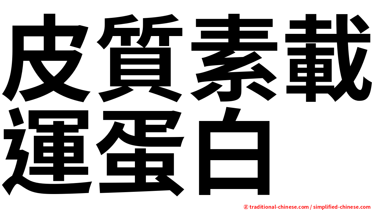 皮質素載運蛋白