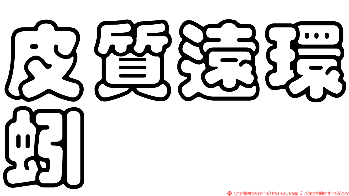 皮質遠環蚓