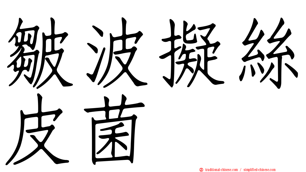皺波擬絲皮菌