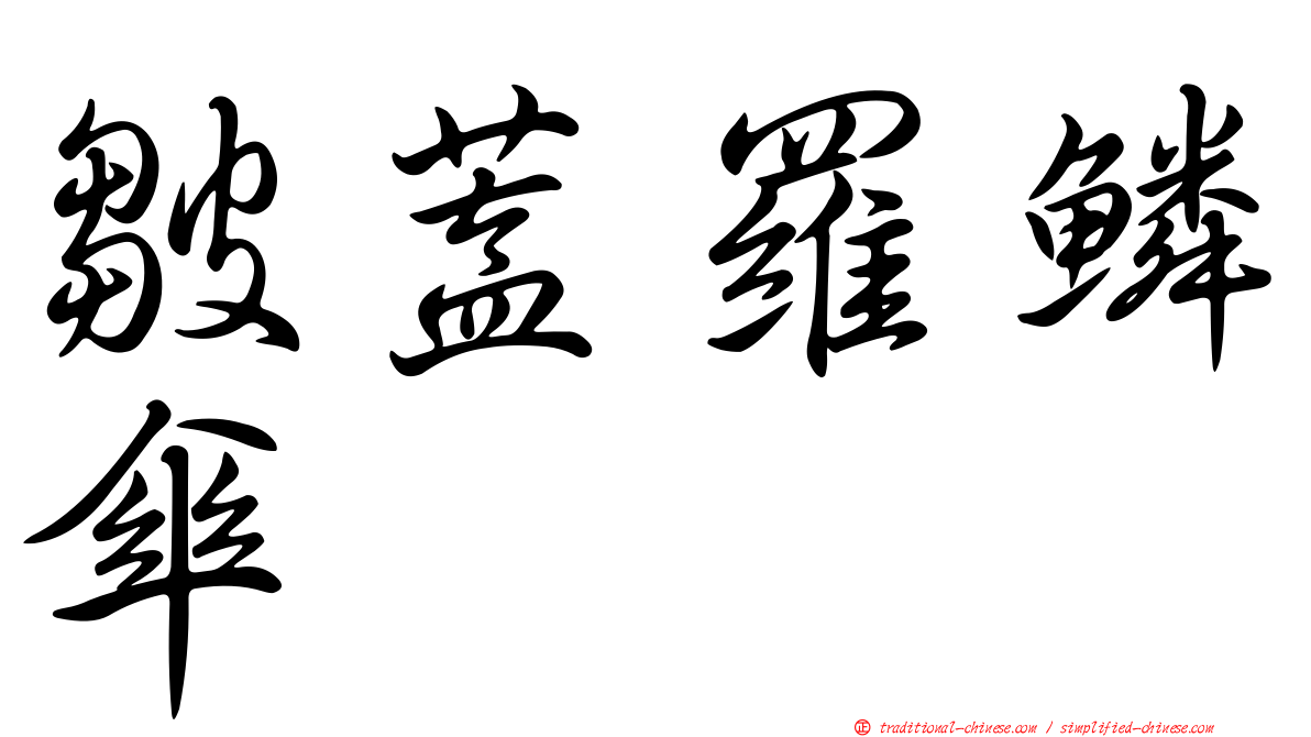 皺蓋羅鱗傘