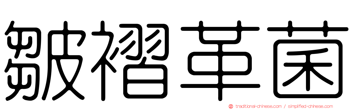 皺褶革菌