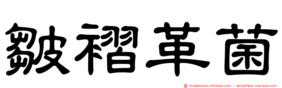 皺褶革菌