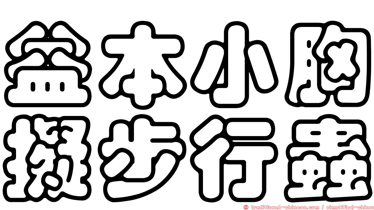 益本小胸擬步行蟲