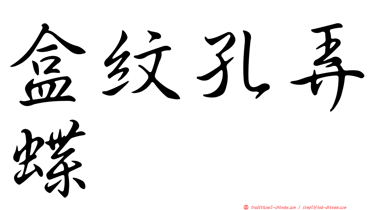 盒紋孔弄蝶