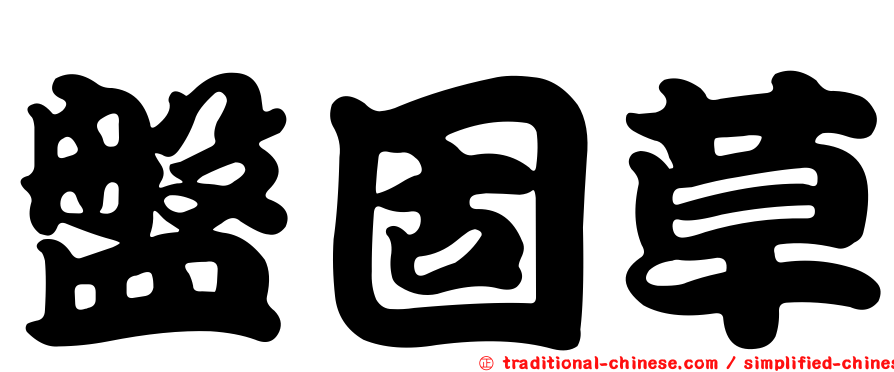 盤固草