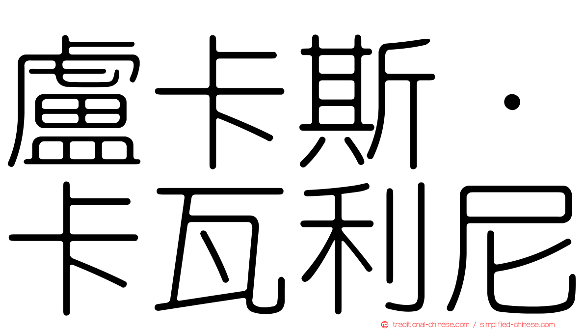 盧卡斯·卡瓦利尼