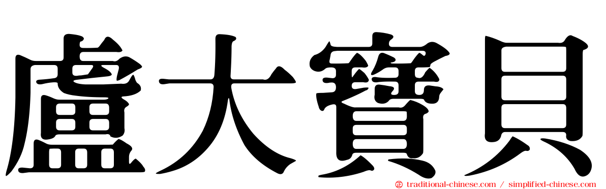 盧大寶貝