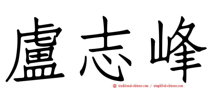 盧志峰