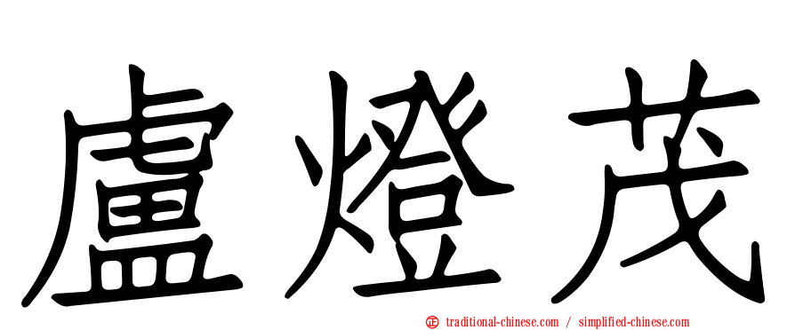 盧燈茂