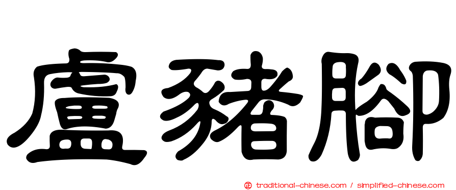 盧豬腳