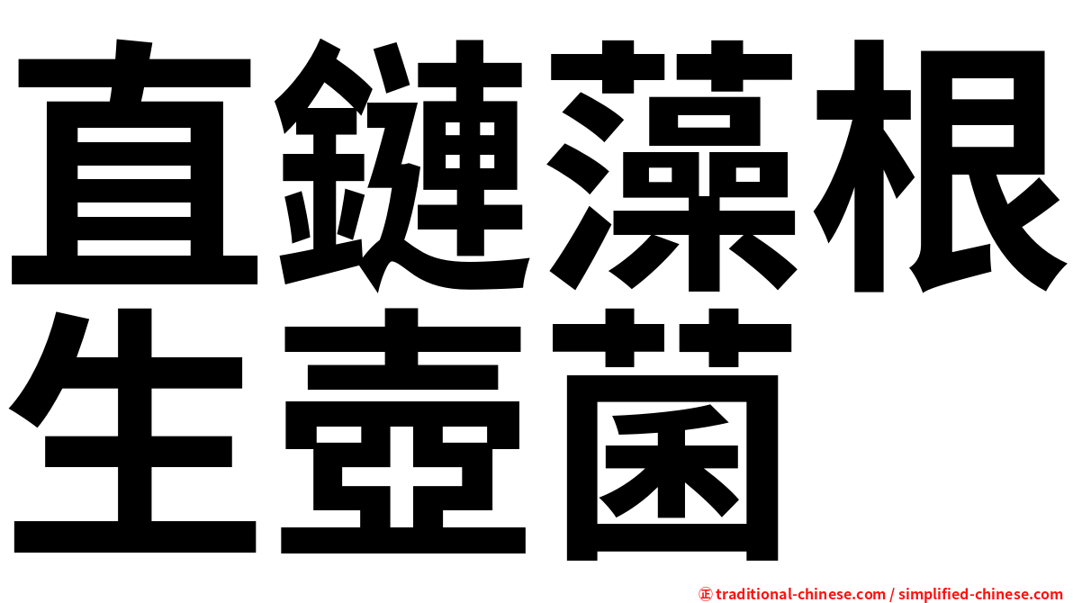 直鏈藻根生壺菌