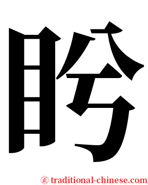 盻 serif font