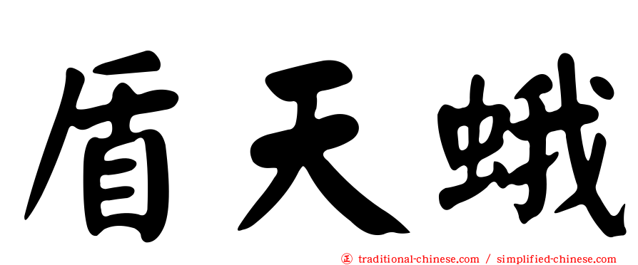 盾天蛾