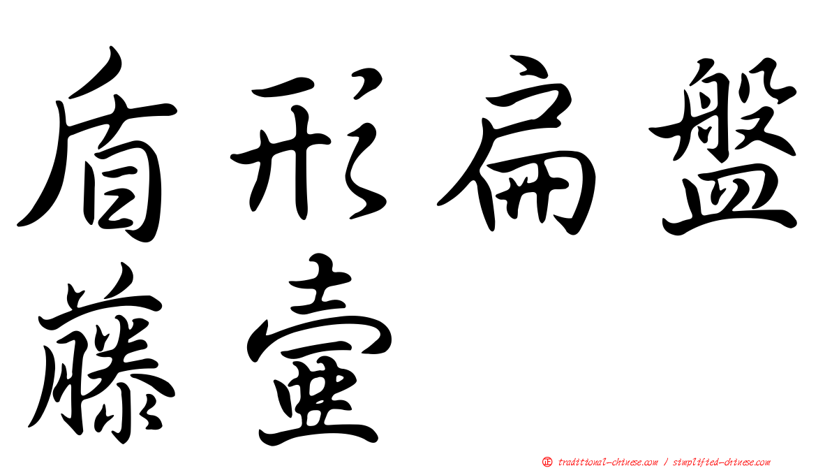 盾形扁盤藤壺