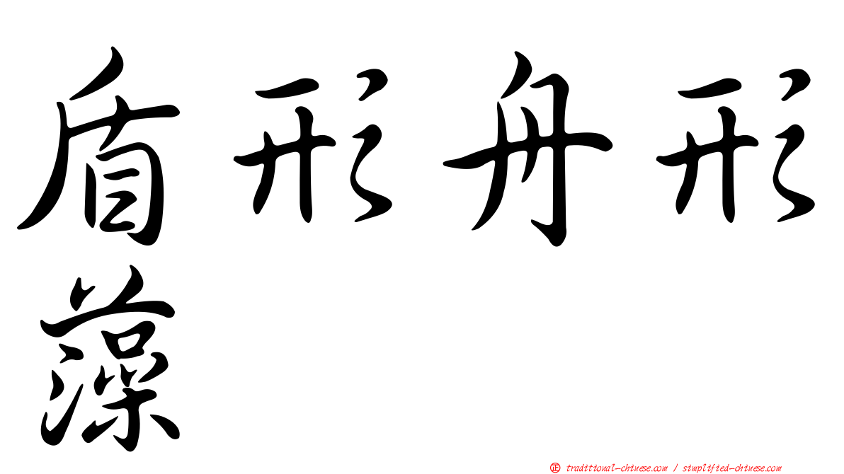 盾形舟形藻