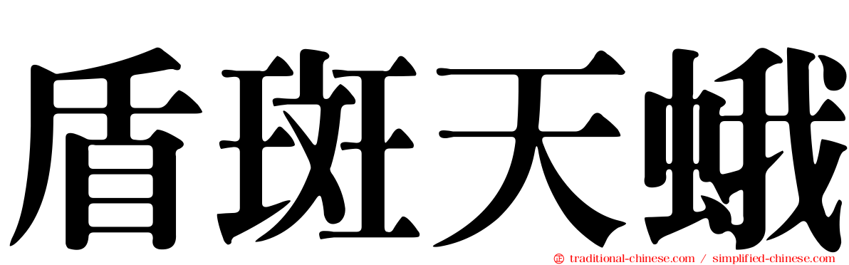 盾斑天蛾