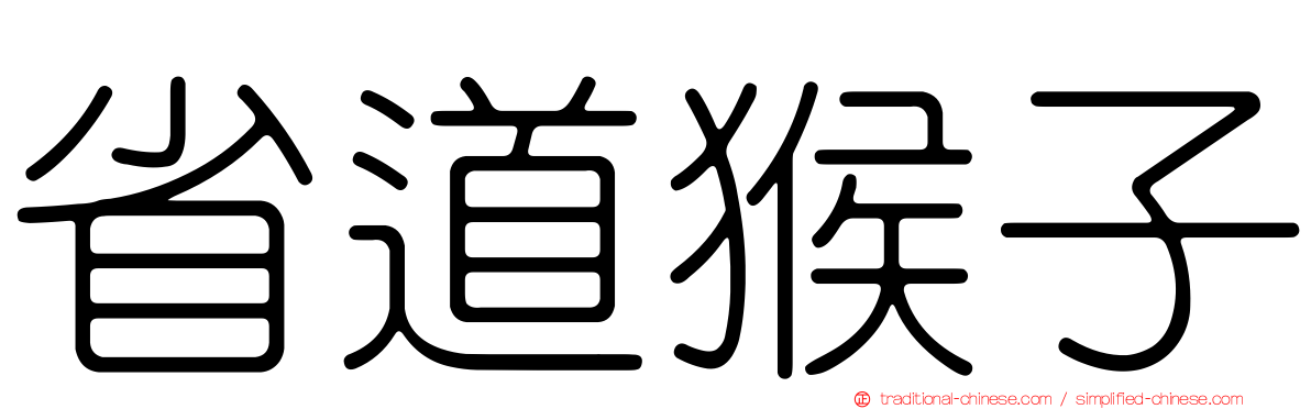 省道猴子