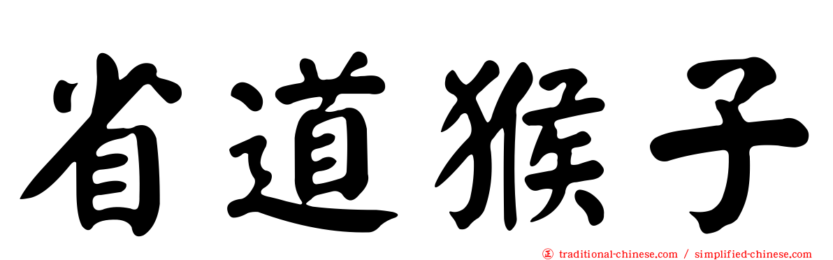 省道猴子