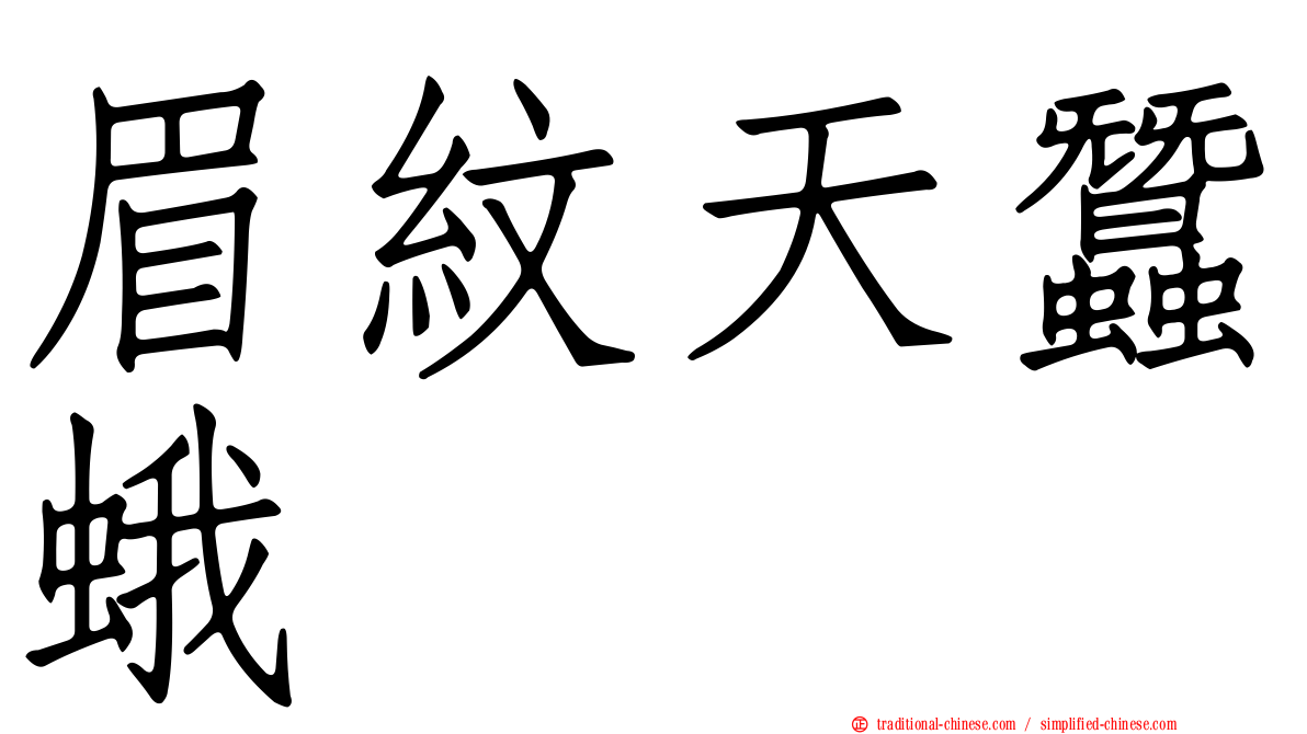 眉紋天蠶蛾