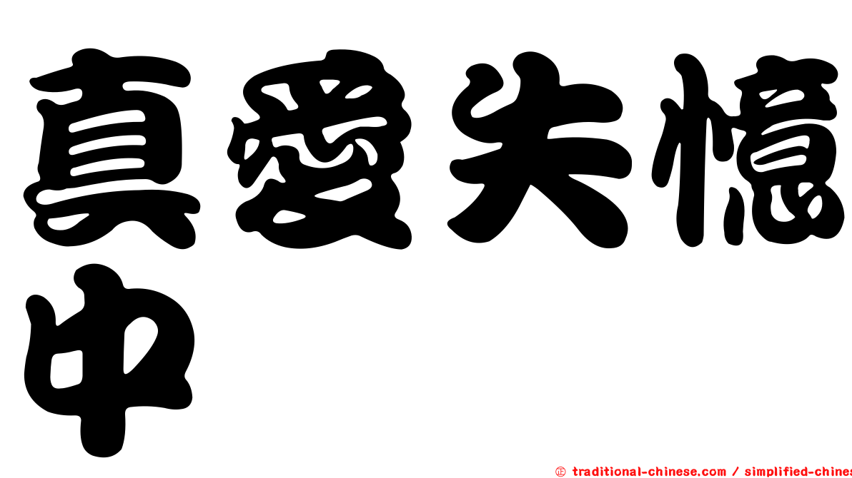 真愛失憶中