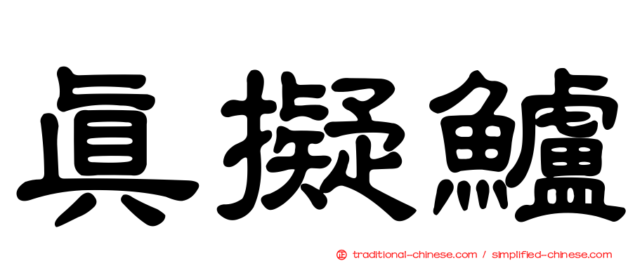 真擬鱸